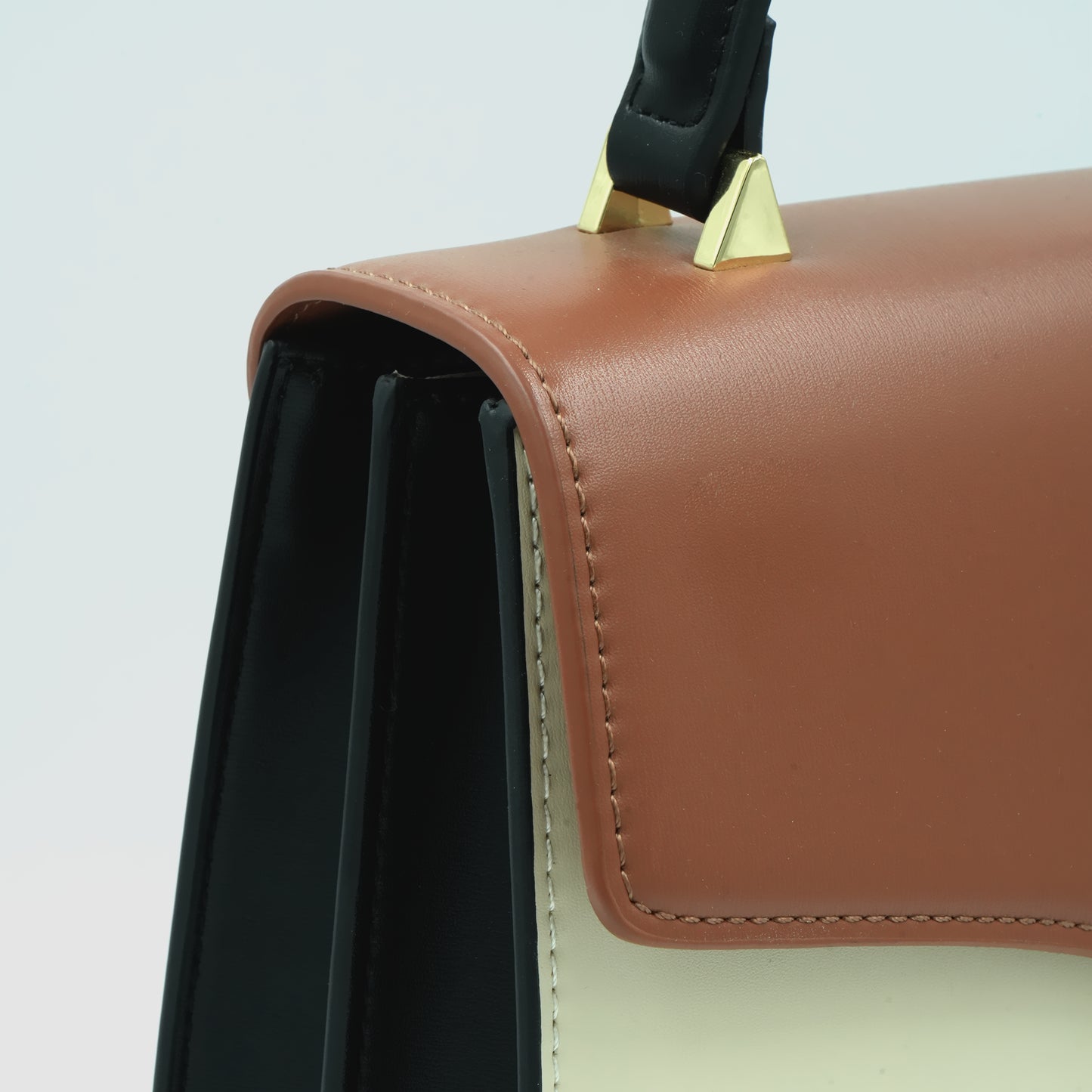Catchy Beige Mini Handbag