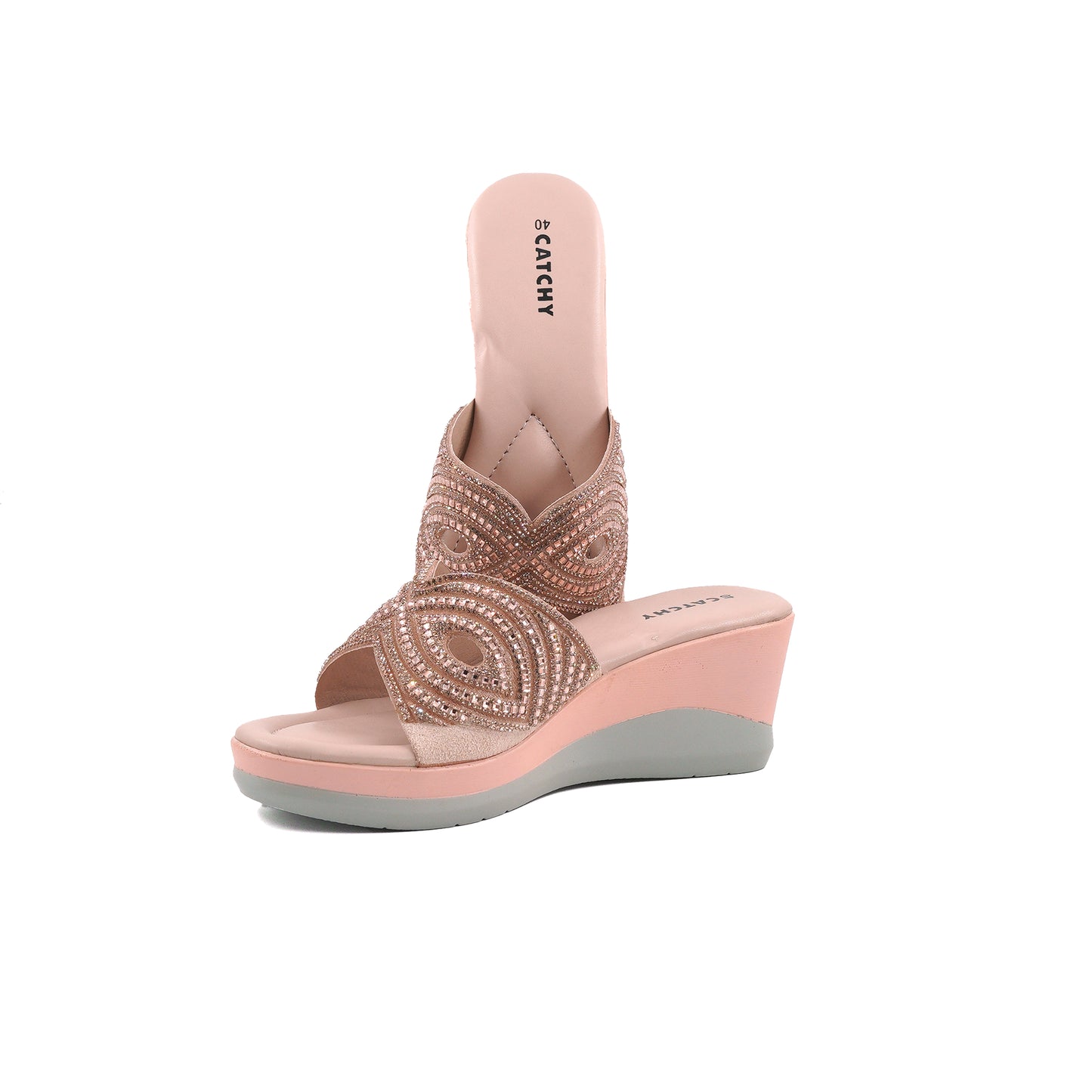 Catchy Gilded Aura Wedges