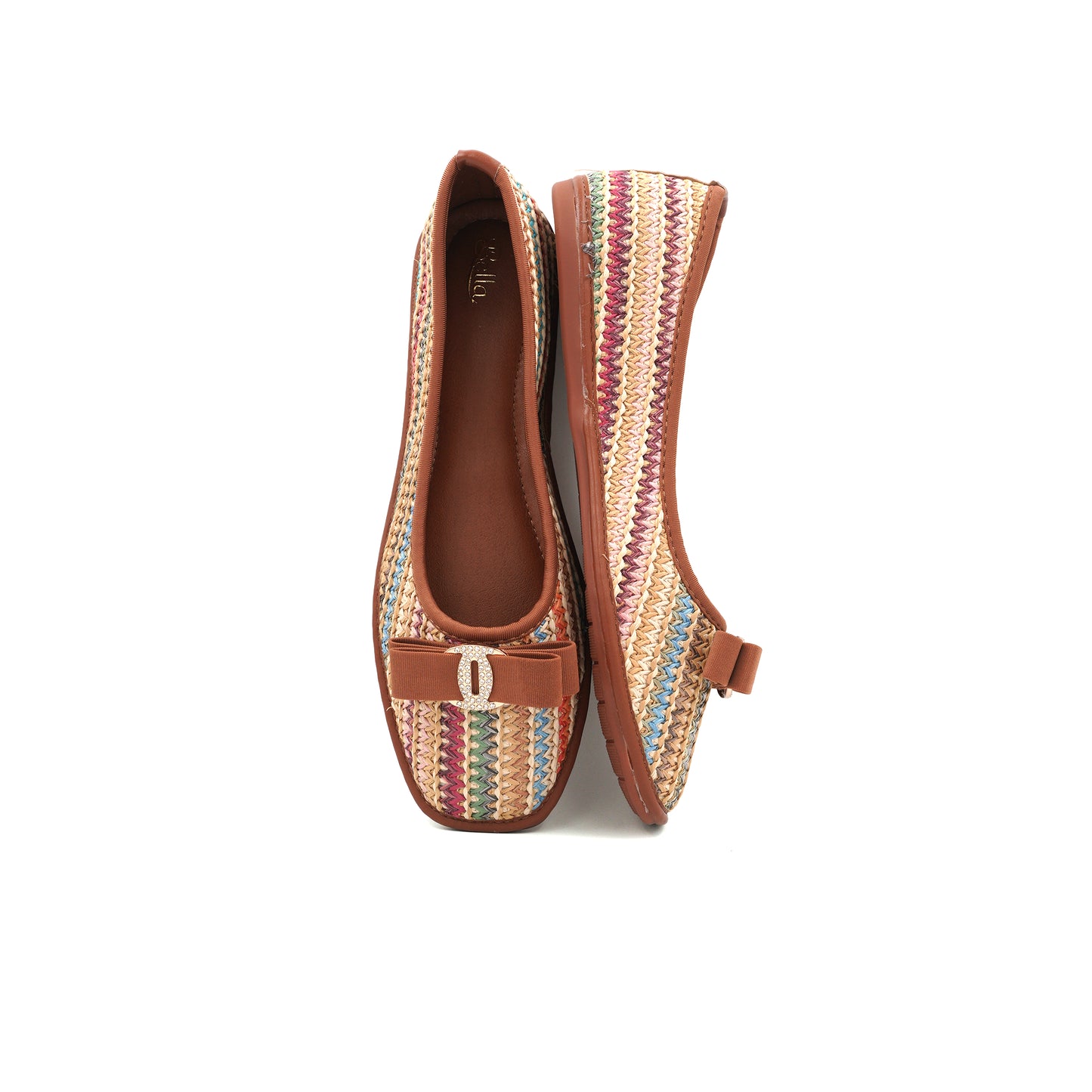Catchy Woven Flat Ballet Pumps