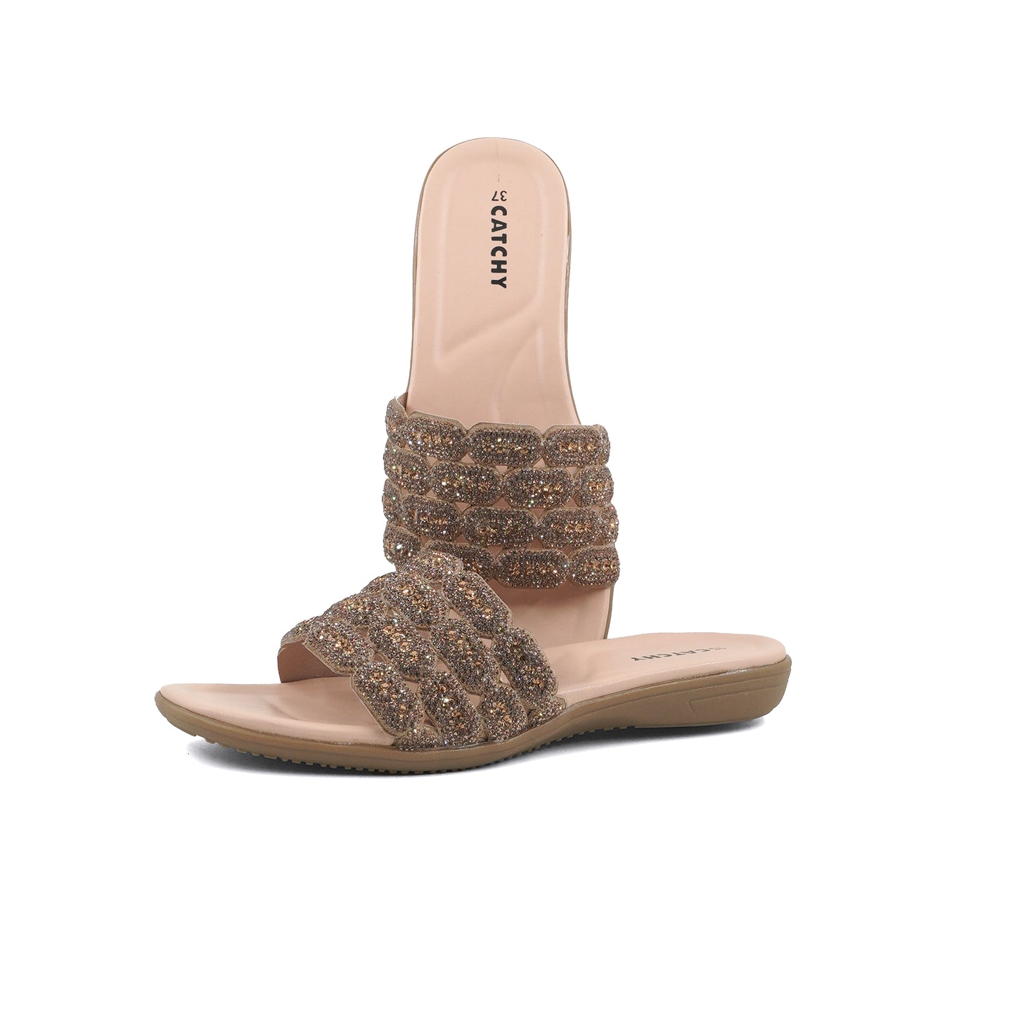 Luxury Stone-Studded Flats
