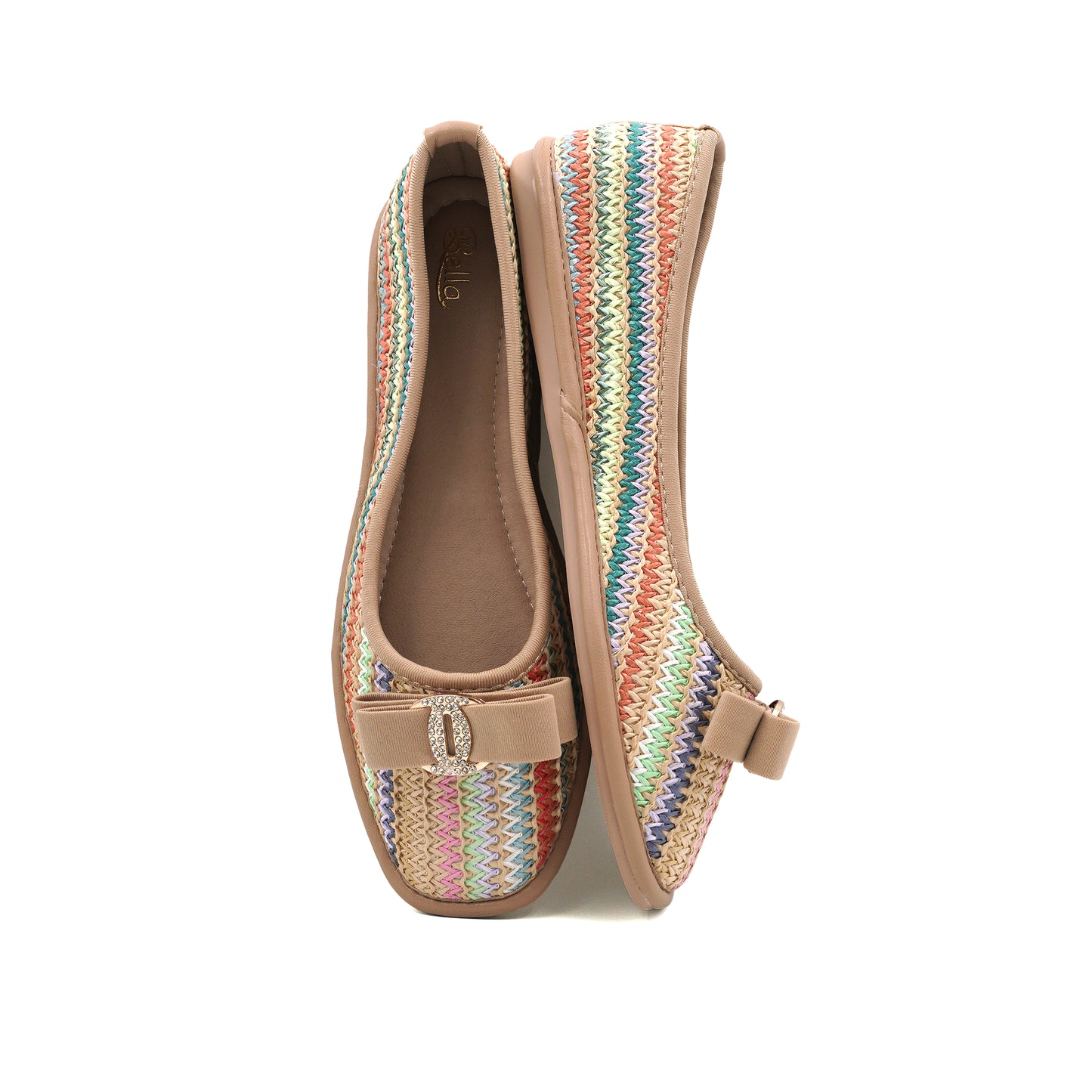Catchy Woven Flat Ballet Pumps