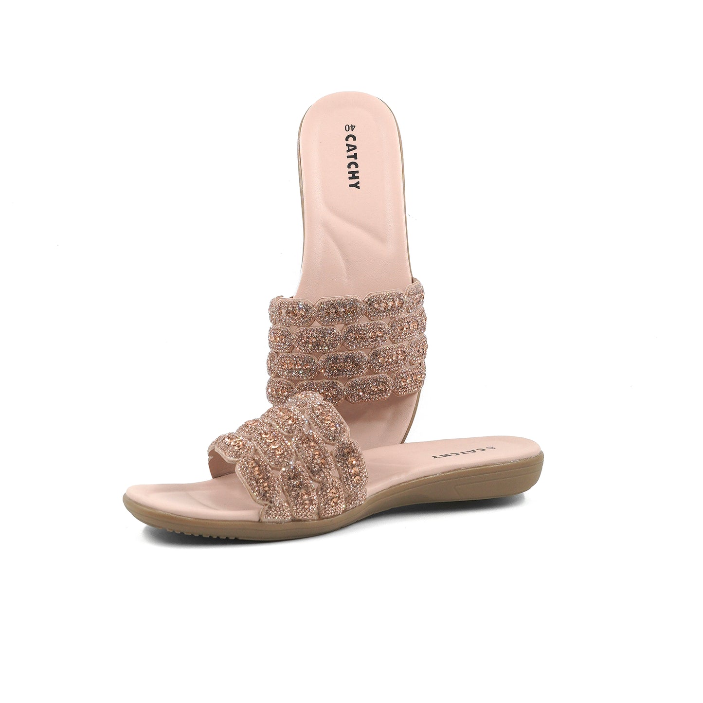 Luxury Stone-Studded Flats
