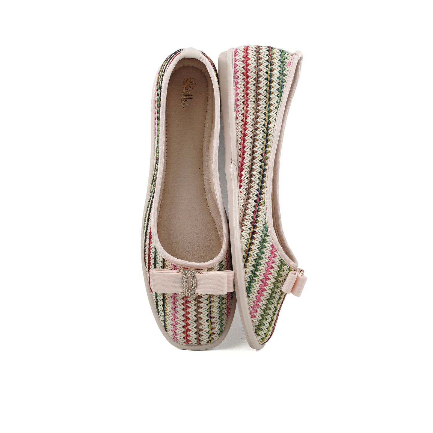 Catchy Woven Flat Ballet Pumps