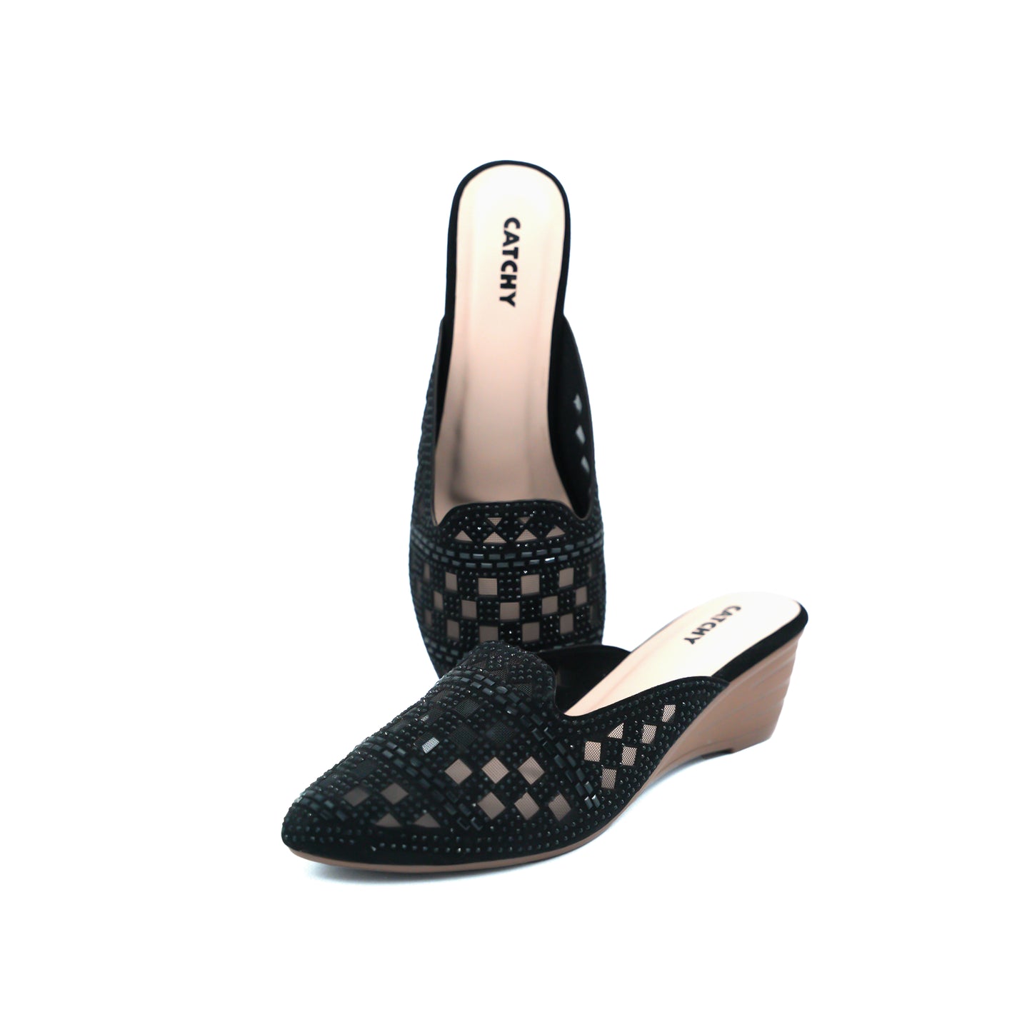 Luxury Embroidered Mules For Women's