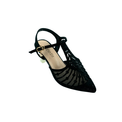 Pointy Slingback Spool Heel