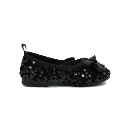 Catchy Princess Black Ballet Shoes