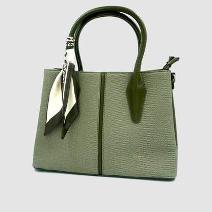 Catchy Chrisbella Onex Logo Detail Tote Bag with Wallet and Zip Closure