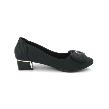 Catchy Formal Court Pump Heel
