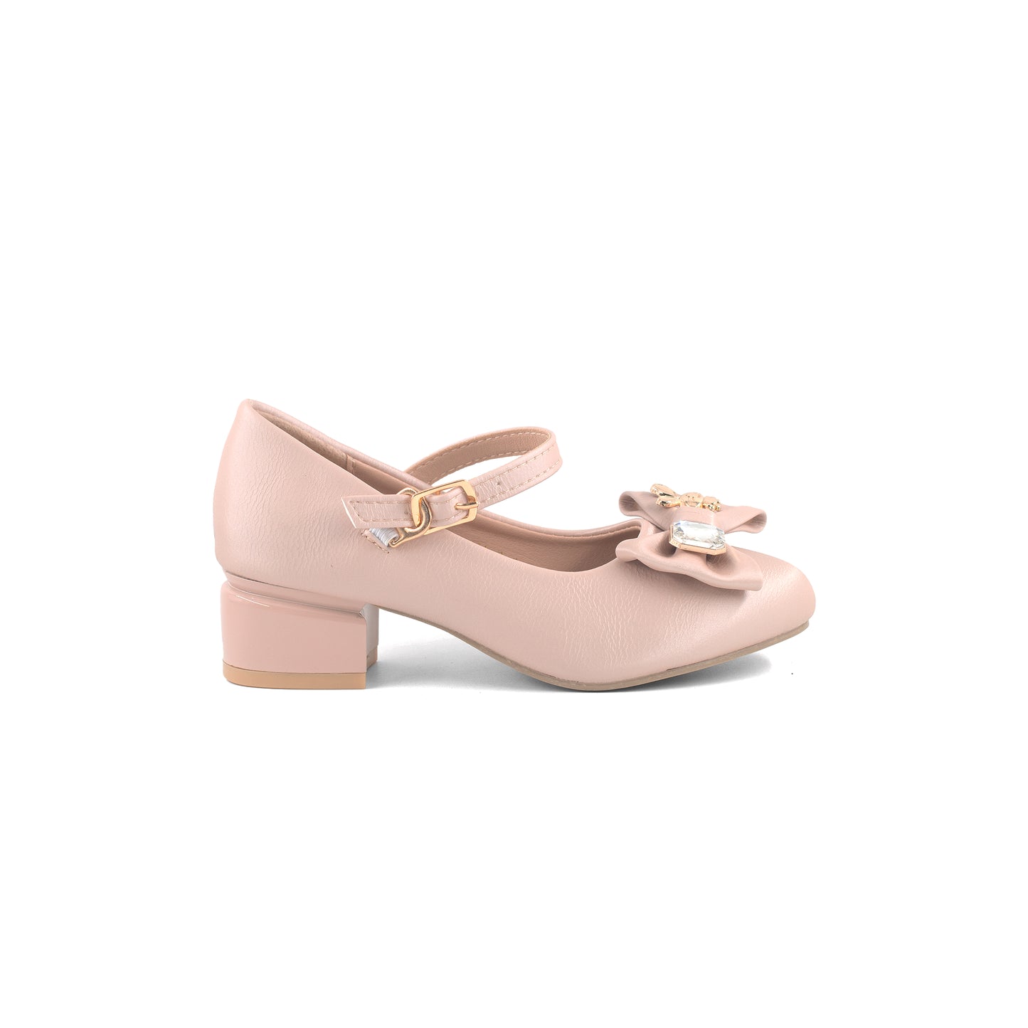 Catchy Flora Block Heel