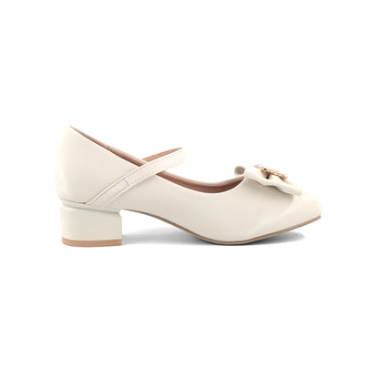 Catchy Flora Block Heel
