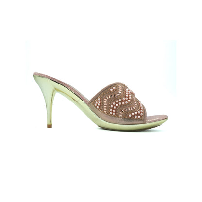 Catchy Embroidered Heel
