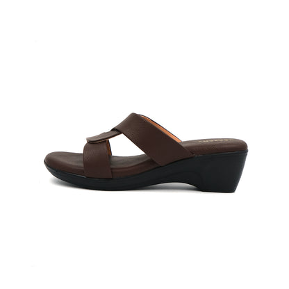 Trendy Cross-Band Wedge Slides