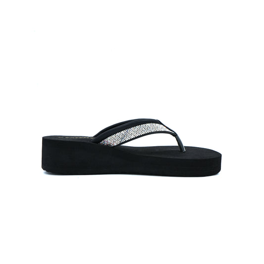 Catchy Sparkle Strap Platform Sandals