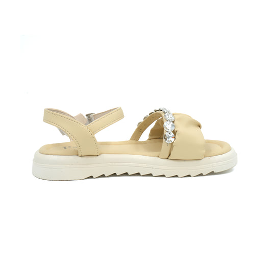 Catchy Girls' Black Chunky Platform Sandal