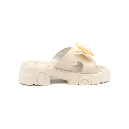 Catchy Girls' Sparkly Butterfly Bow Slipper