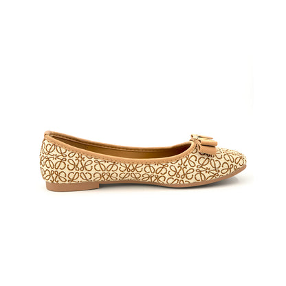 Catchy Women's Casual Glitter Flat Bowknot Pumps
