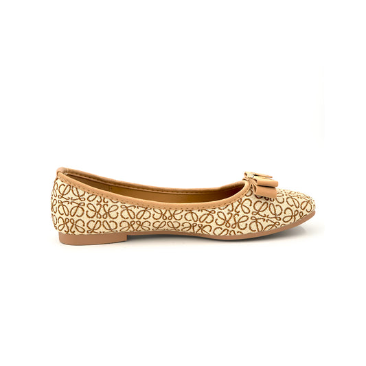 Catchy Women's Casual Glitter Flat Bowknot Pumps