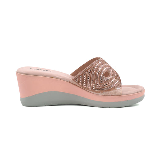 Catchy Gilded Aura Wedges