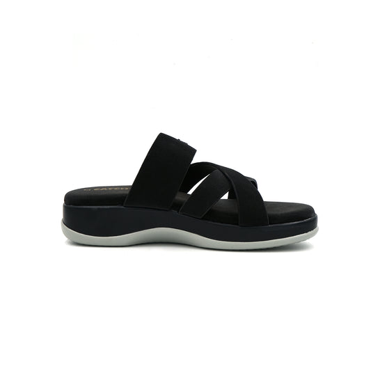 Catchy Casual Comfort Criss-Cross Slides