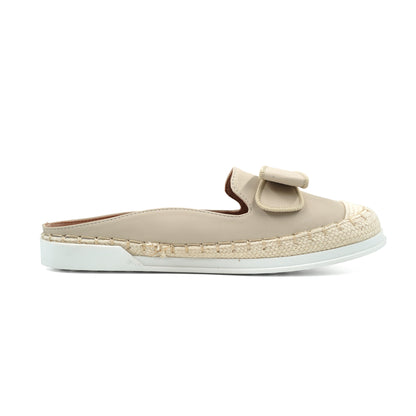 Catchy  Leather Espadrilles Half Loafers For Women