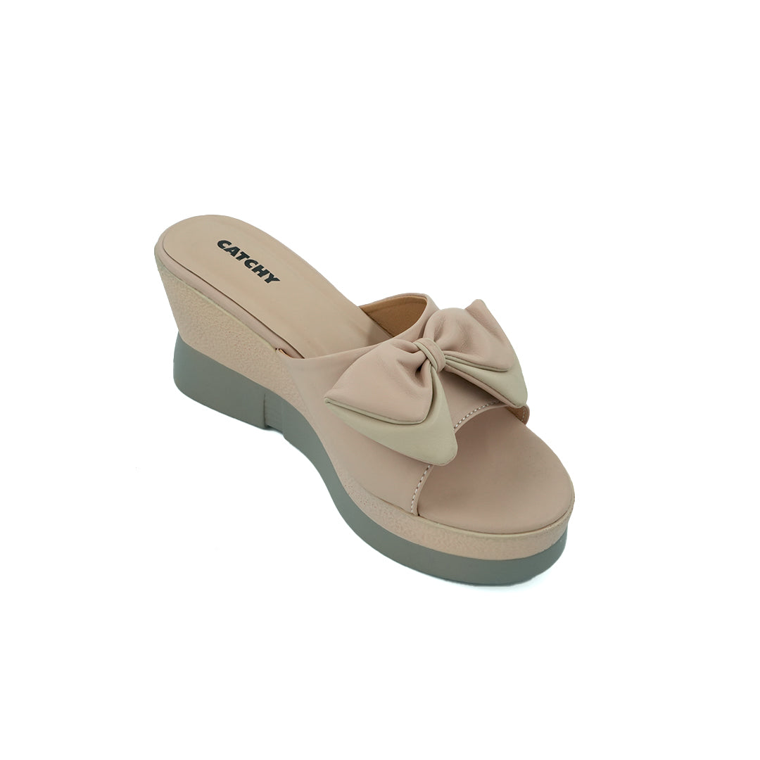 Catchy Women's Comfortable Bowknot Wedge Sandal