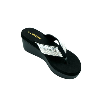 Catchy Women Wedges Rhinestones Sandals