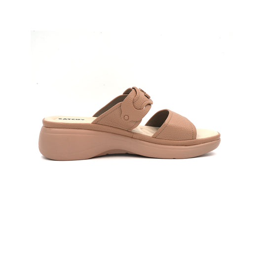 Catchy Textured Leatherette Wedge Sandal