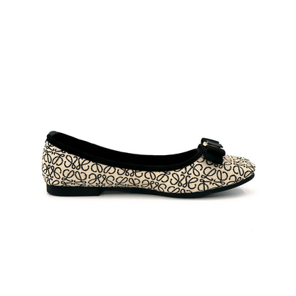 Catchy Women's Casual Glitter Flat Bowknot Pumps