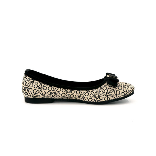 Catchy Women's Casual Glitter Flat Bowknot Pumps
