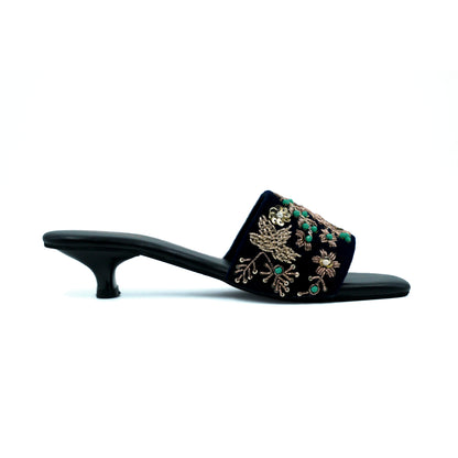 Catchy Women's Mid Heel Sandal
