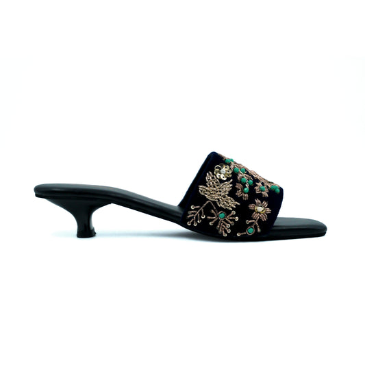 Catchy Women's Mid Heel Sandal