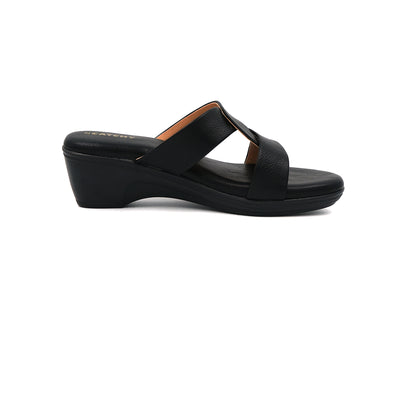Trendy Cross-Band Wedge Slides