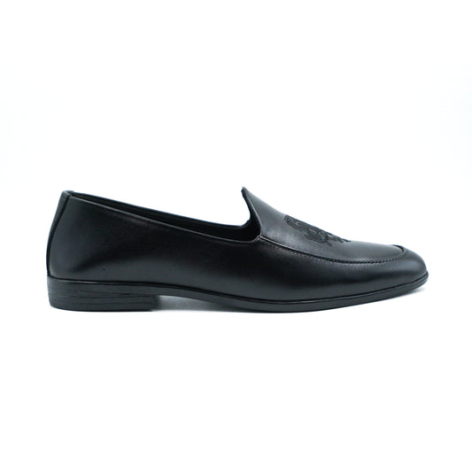 Catchy Black Classic Leather Shoes for Men's