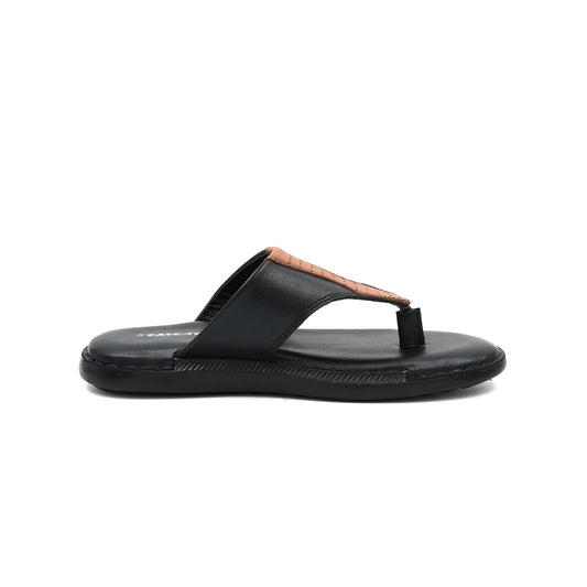 Mens Black Leather sandals