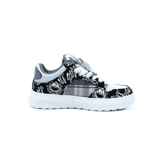 Catchy Men's Lace Up Skate Sneakers