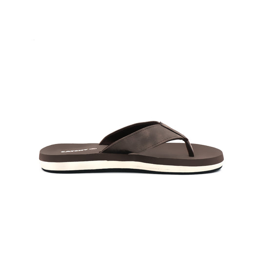 Catchy Comfortable Brown Flip-Flop Slipper for Men