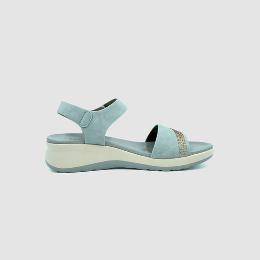 Catchy Stylish Open Toe Strap Stone Sandal