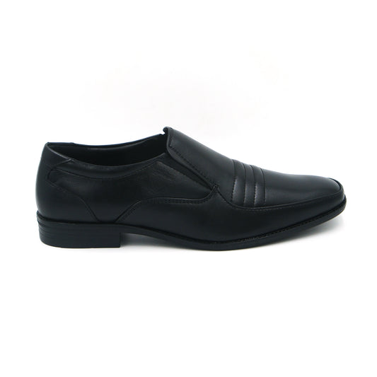 Catchy Black Classic Leather Formal Shoes for Men's