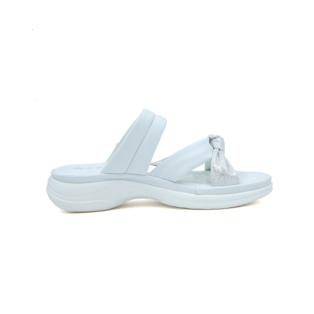 Comfort Bow Accent Slip-On Sandals