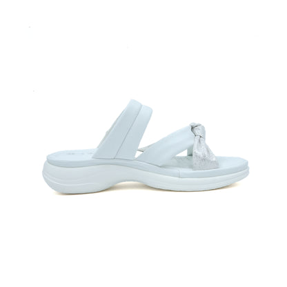 Comfort Bow Accent Slip-On Sandals