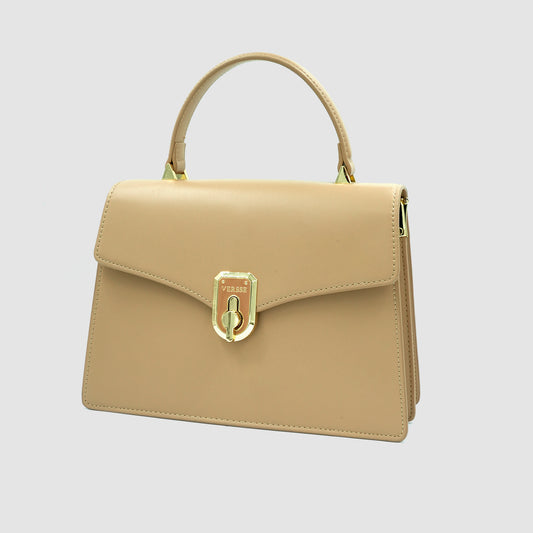 Catchy Beige Mini Handbag
