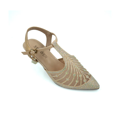 Women's Net Adorned Heels