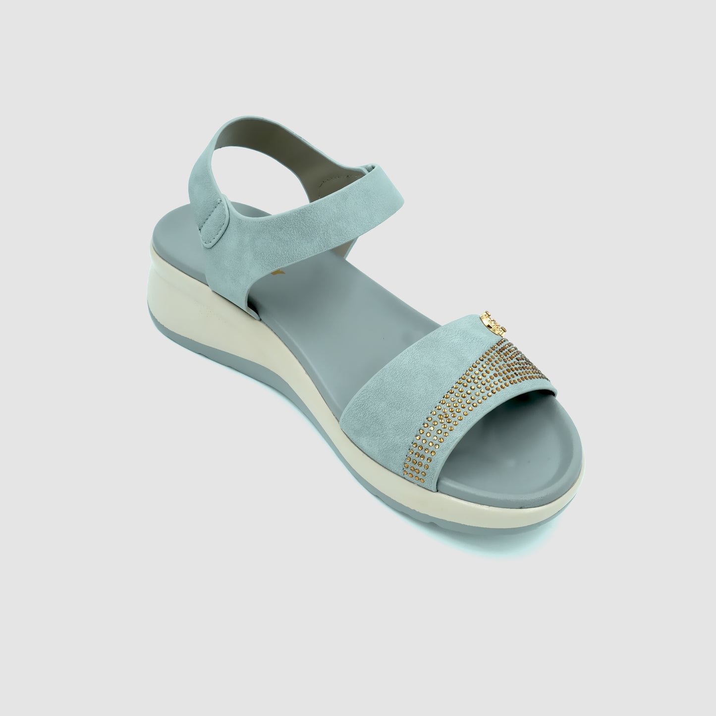 Catchy Stylish Open Toe Strap Stone Sandal