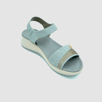 Catchy Stylish Open Toe Strap Stone Sandal