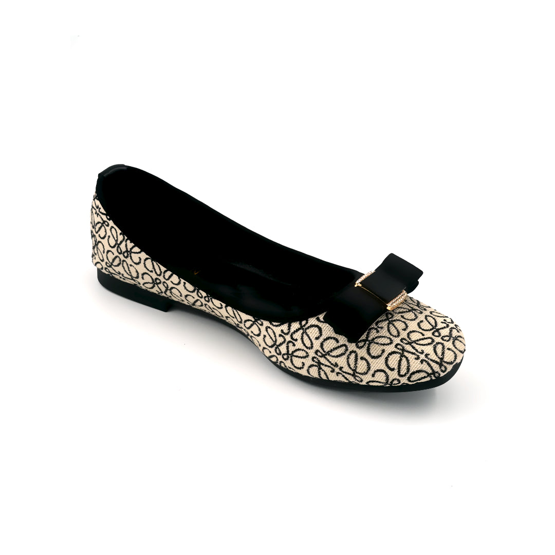 Catchy Women's Casual Glitter Flat Bowknot Pumps
