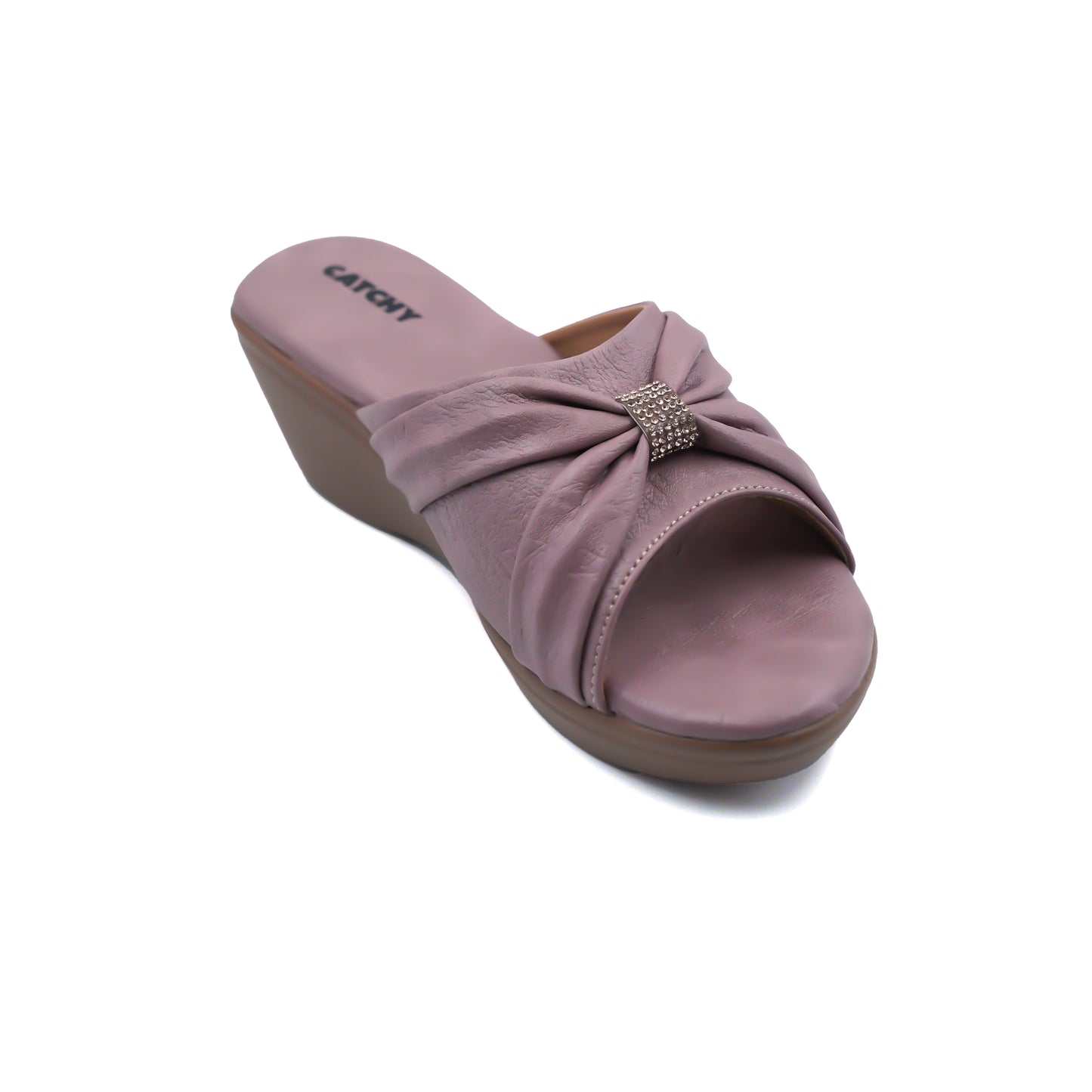 Catchy Wylda Ladies Mid Heel Slipper