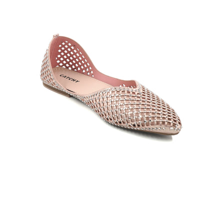 Elite Diamond Mesh Comfort Flats
