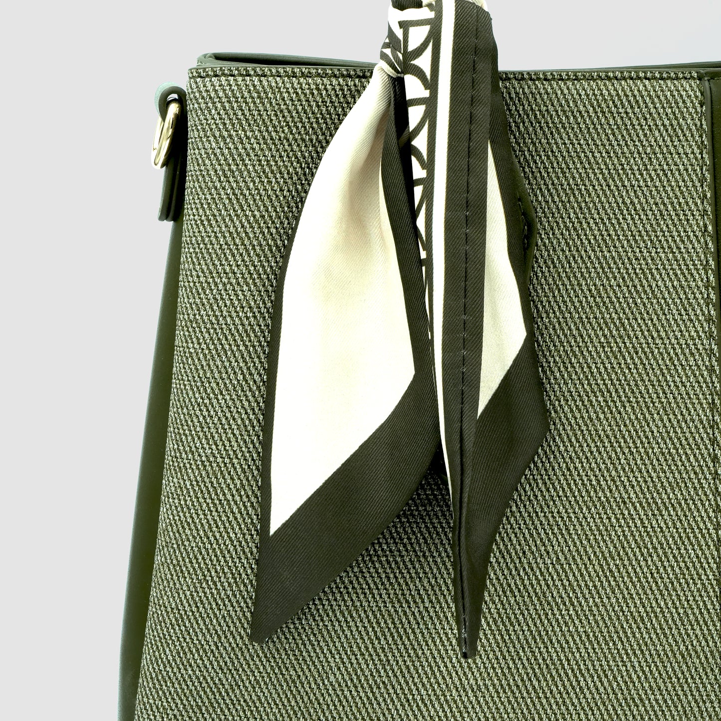 Catchy Chrisbella Onex Logo Detail Tote Bag with Wallet and Zip Closure