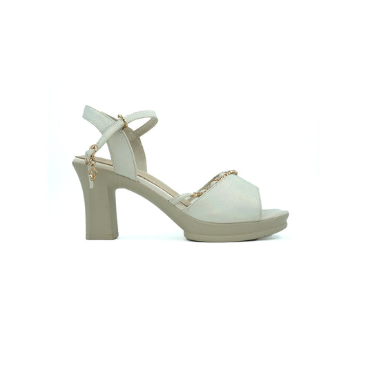 Catchy Women's Elegant Ankle Buckle Block High Heels