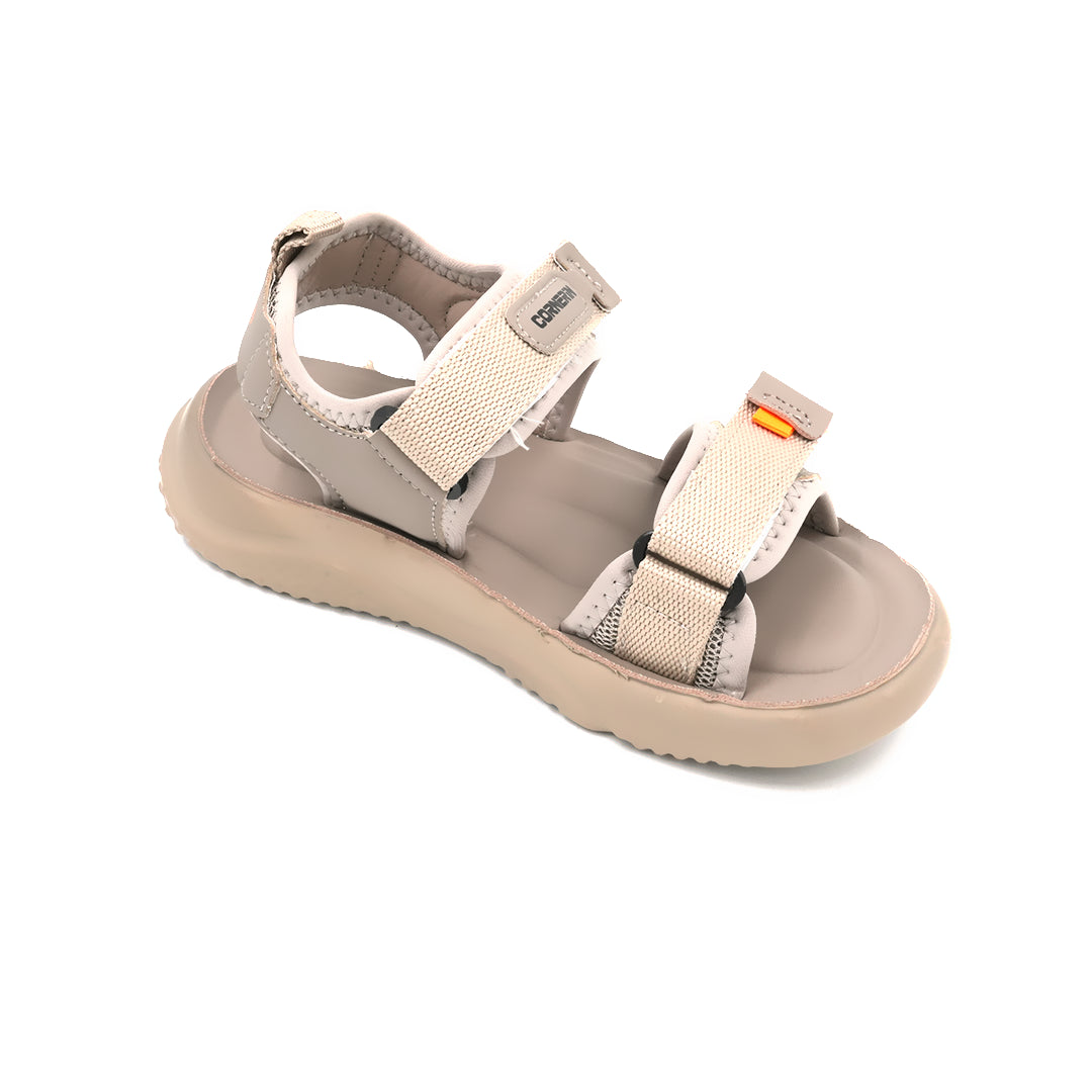 Catchy Boys' Beige Adjustable Sports Sandal